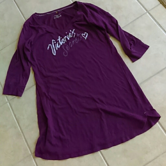 NWOT Victoria/'s Secret Three Quarter Tee L Large
